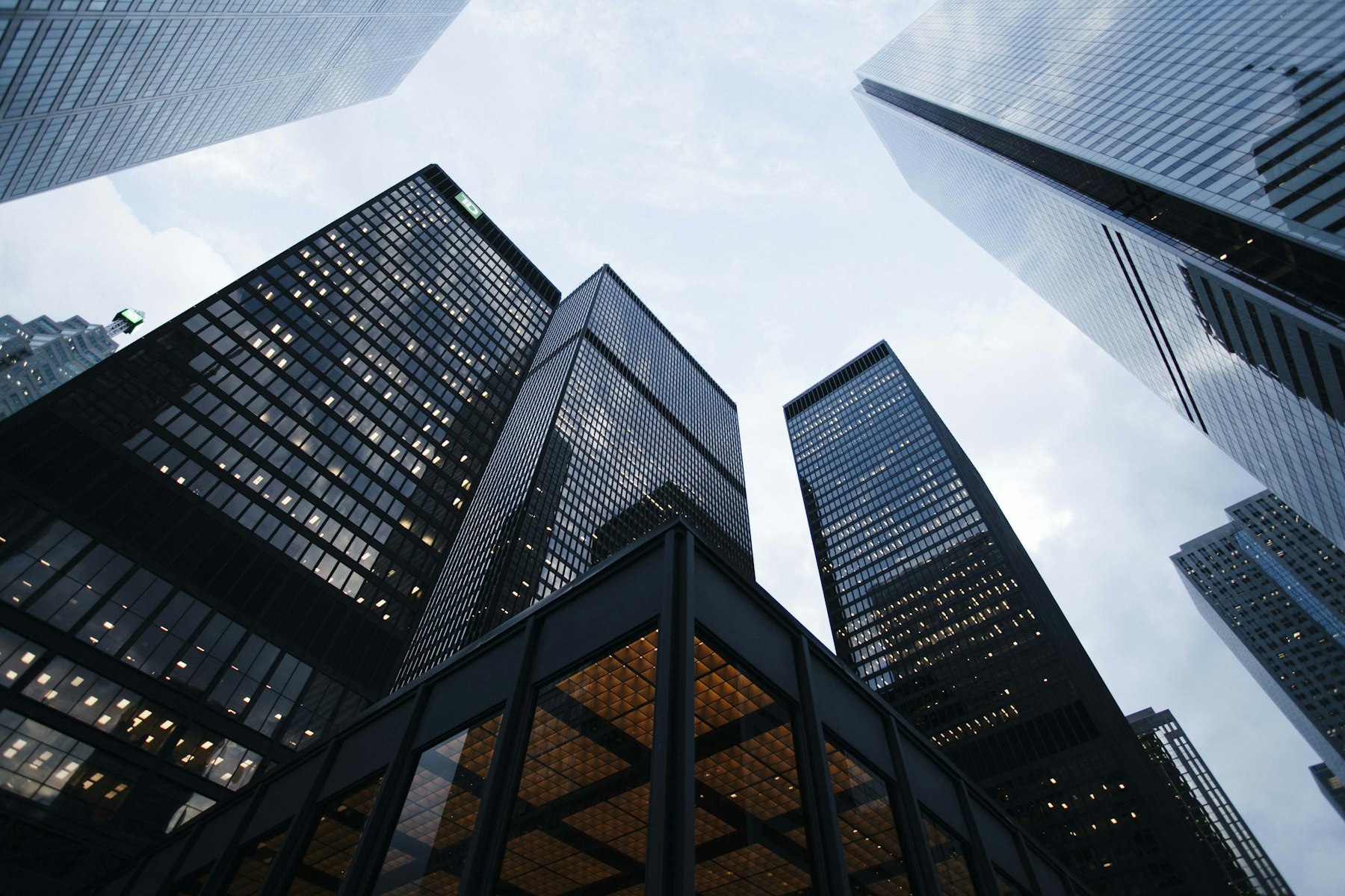 Modern corporate towers
